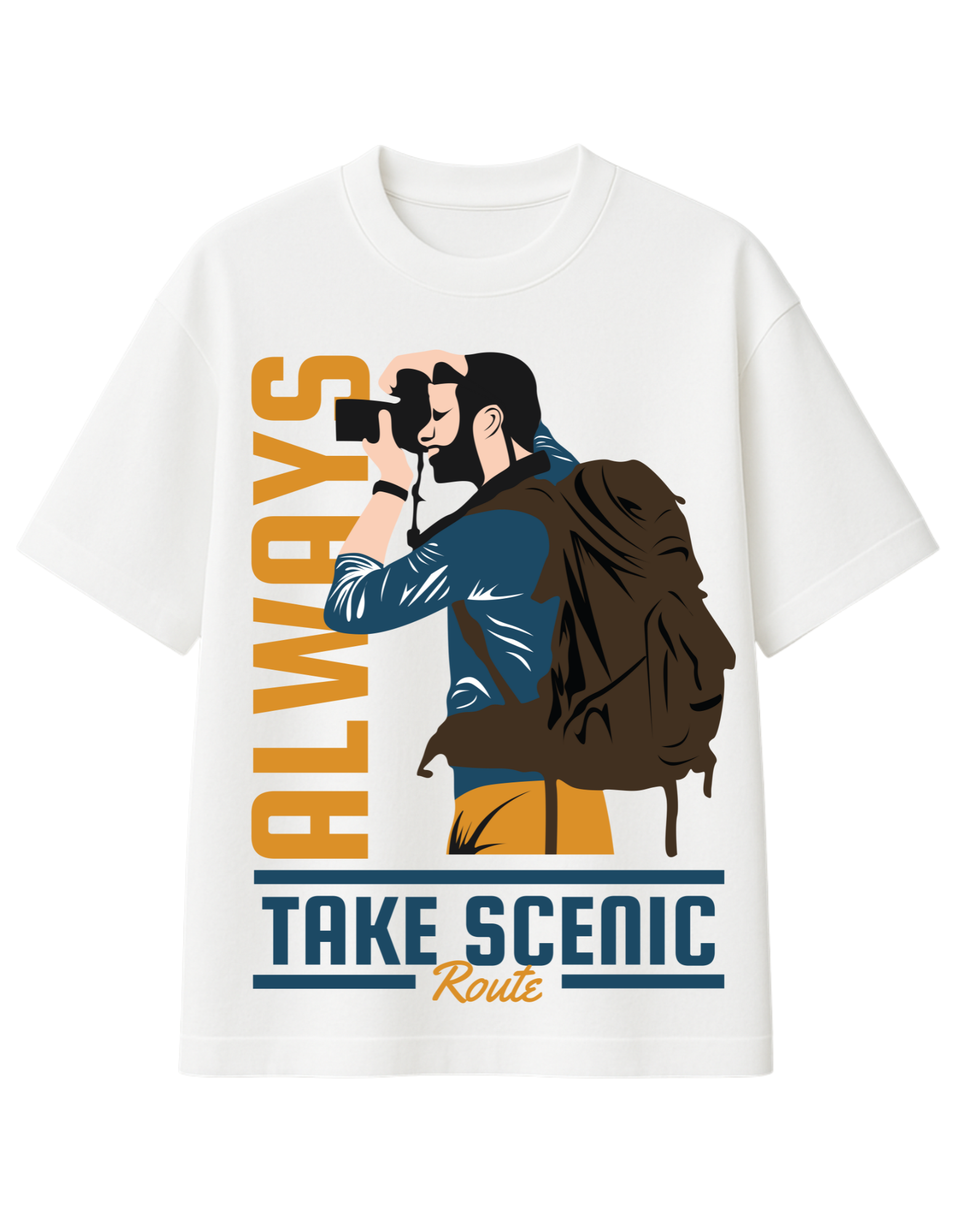 Scenic Route Explorer - Oversized T-Shirt