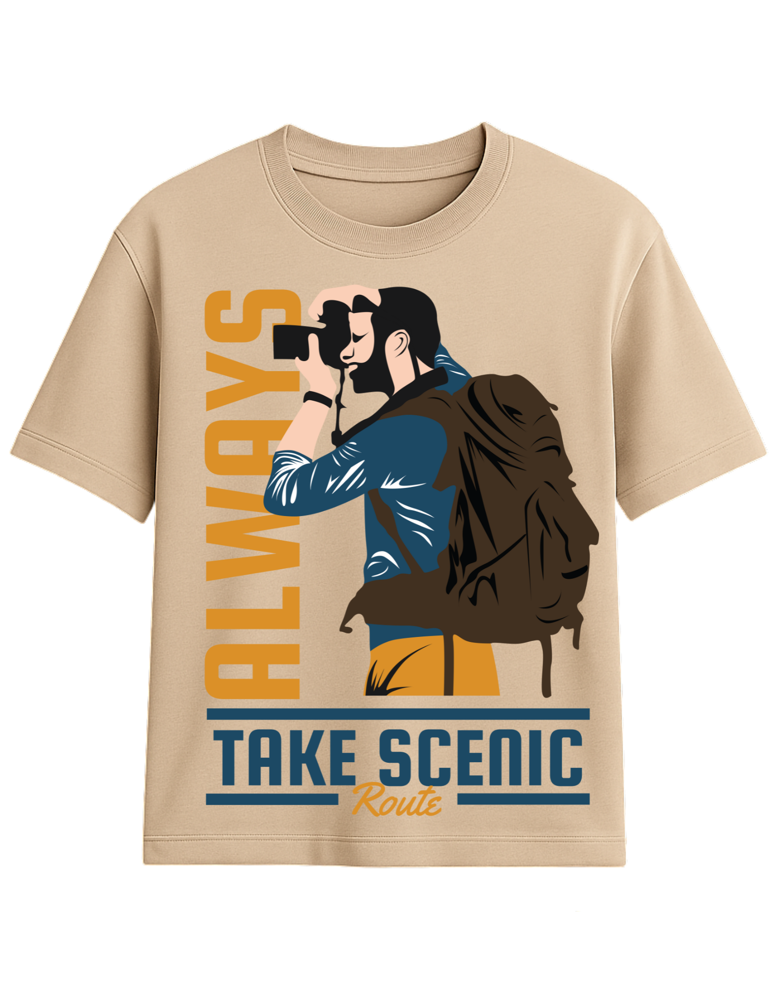 Scenic Route Explorer - Oversized T-Shirt