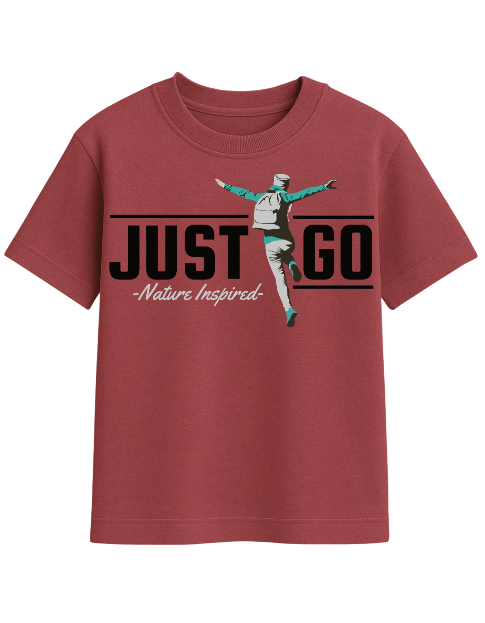 Just Go - Nature Inspired Oversized T-Shirt