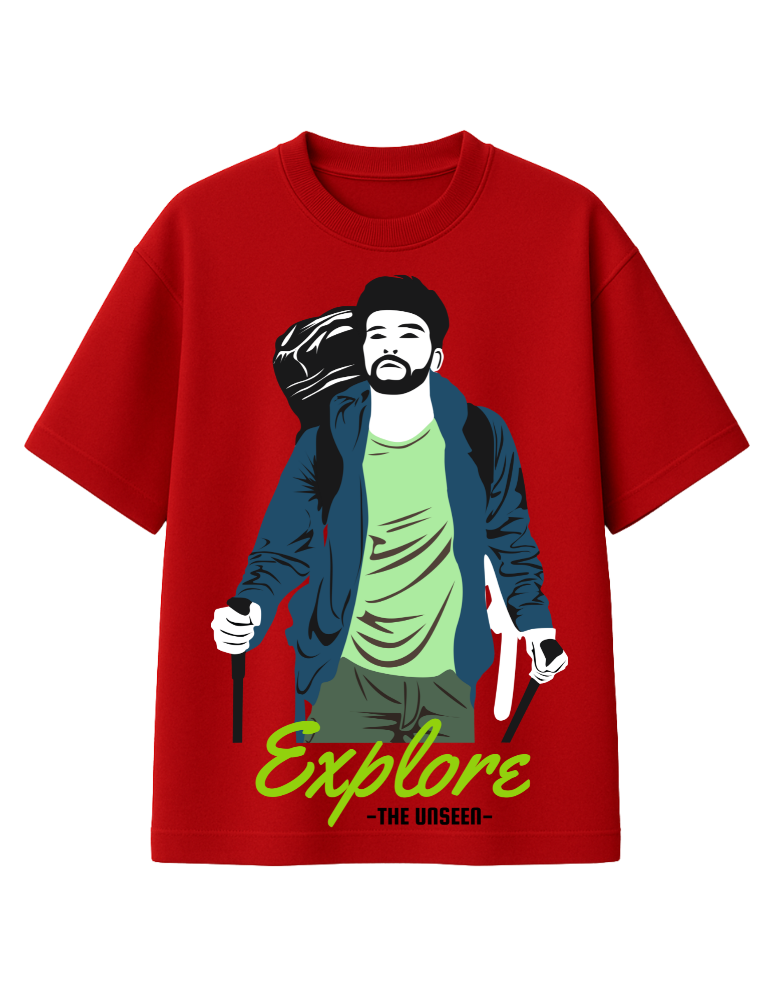 Explore the Unseen - Oversized T-Shirt