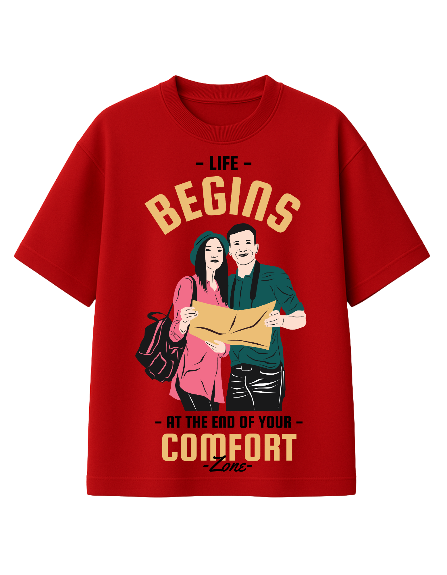 Comfort Zone Explorer - Oversized T-Shirt
