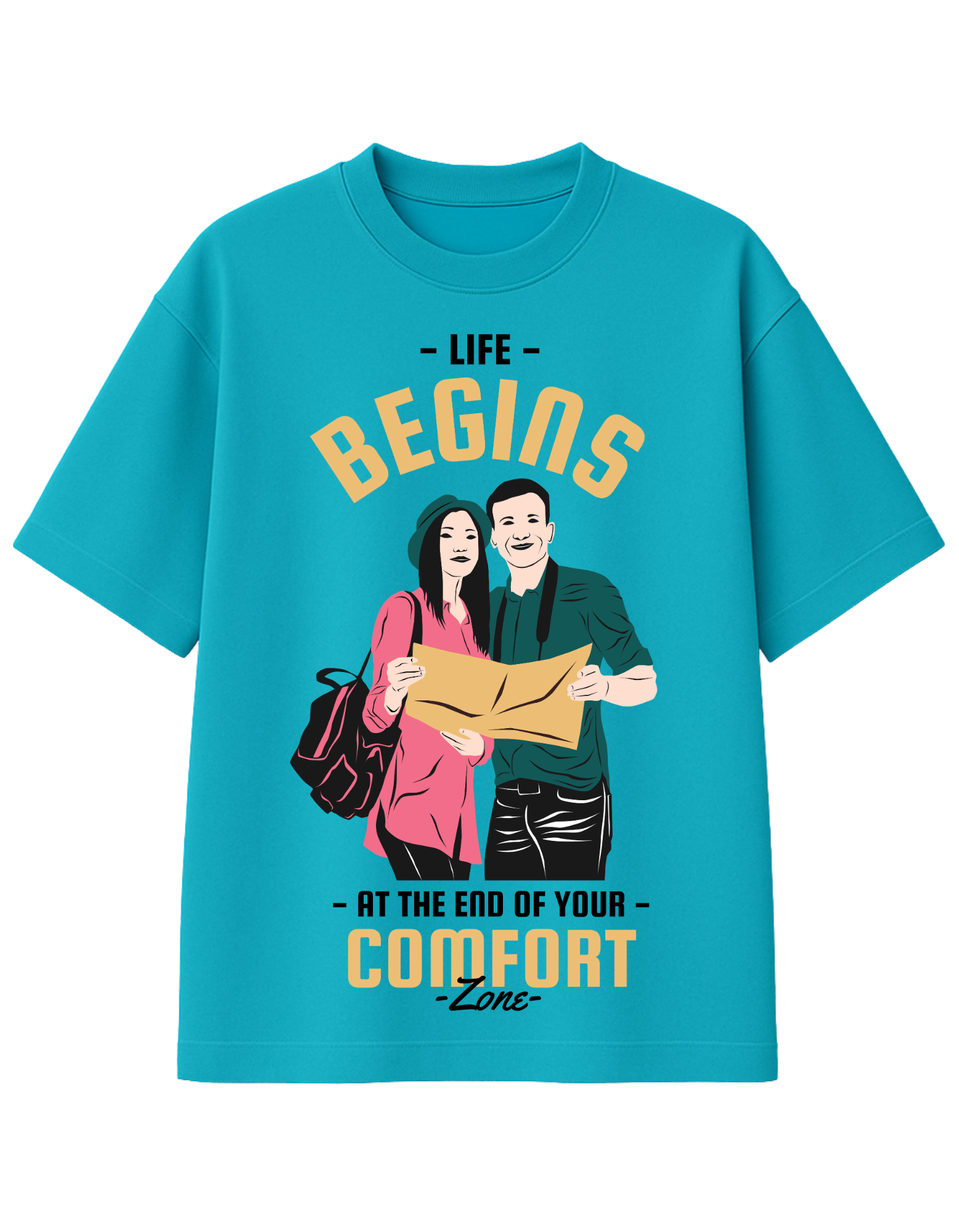 Comfort Zone Explorer - Oversized T-Shirt