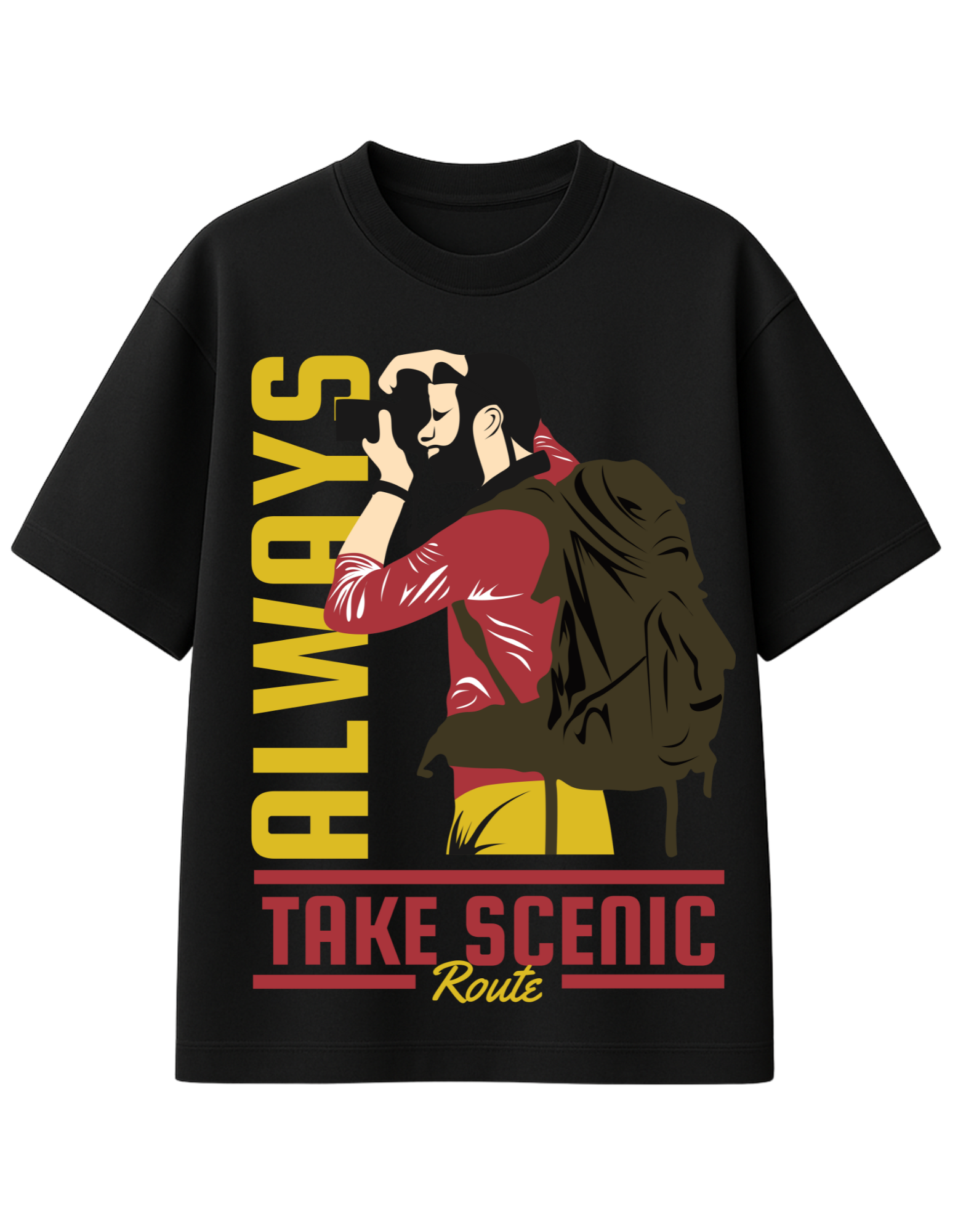 Scenic Route Explorer - Oversized T-Shirt