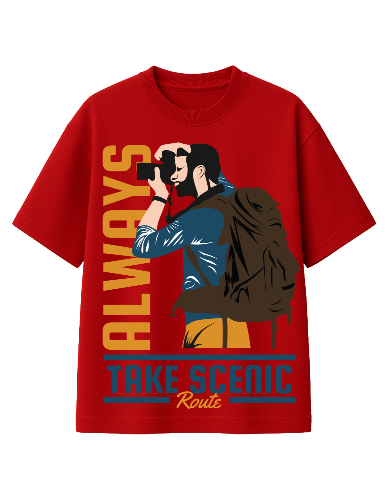 Scenic Route Explorer - Oversized T-Shirt