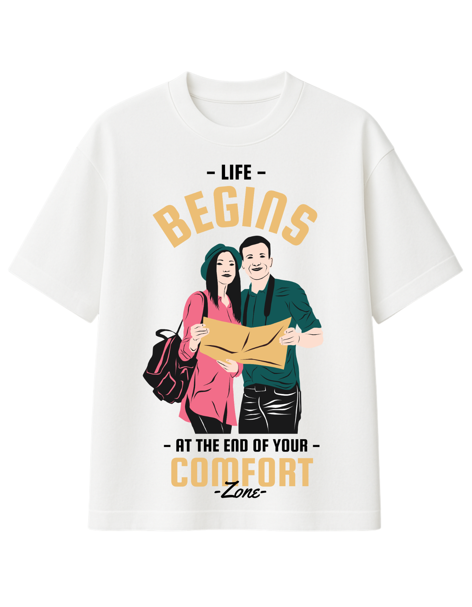 Comfort Zone Explorer - Oversized T-Shirt