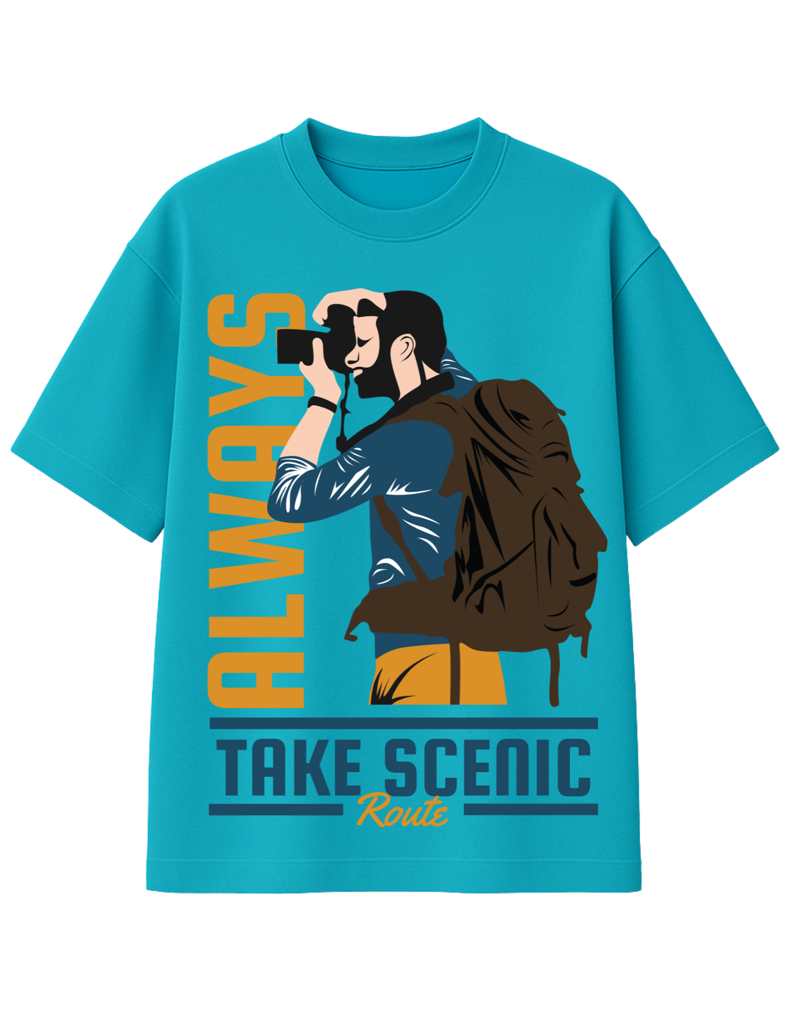 Scenic Route Explorer - Oversized T-Shirt