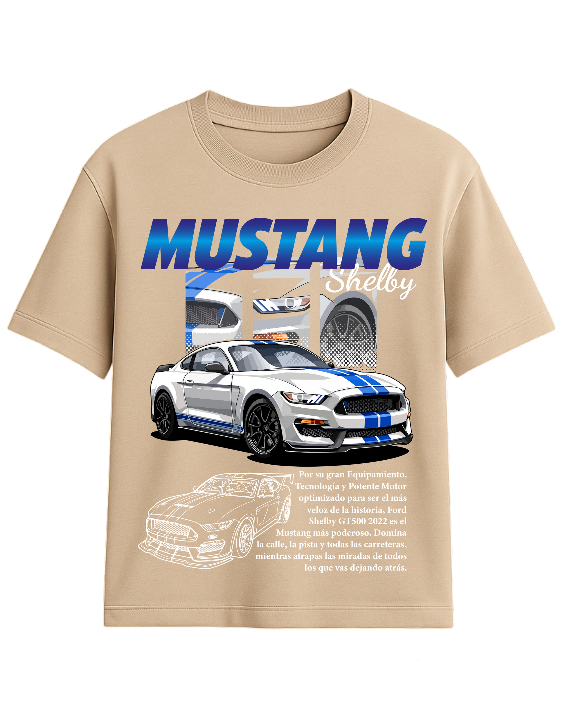Mustang Shelby GT500 Graphic T-Shirt  || oversize