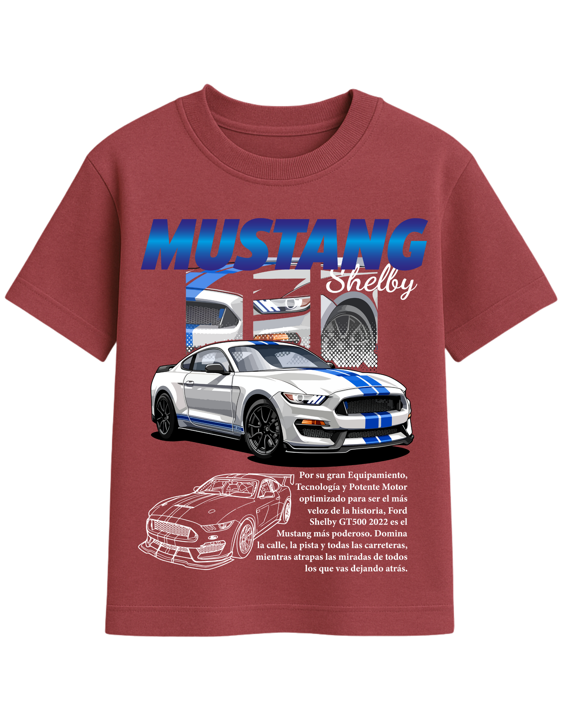 Mustang Shelby GT500 Graphic T-Shirt  || oversize