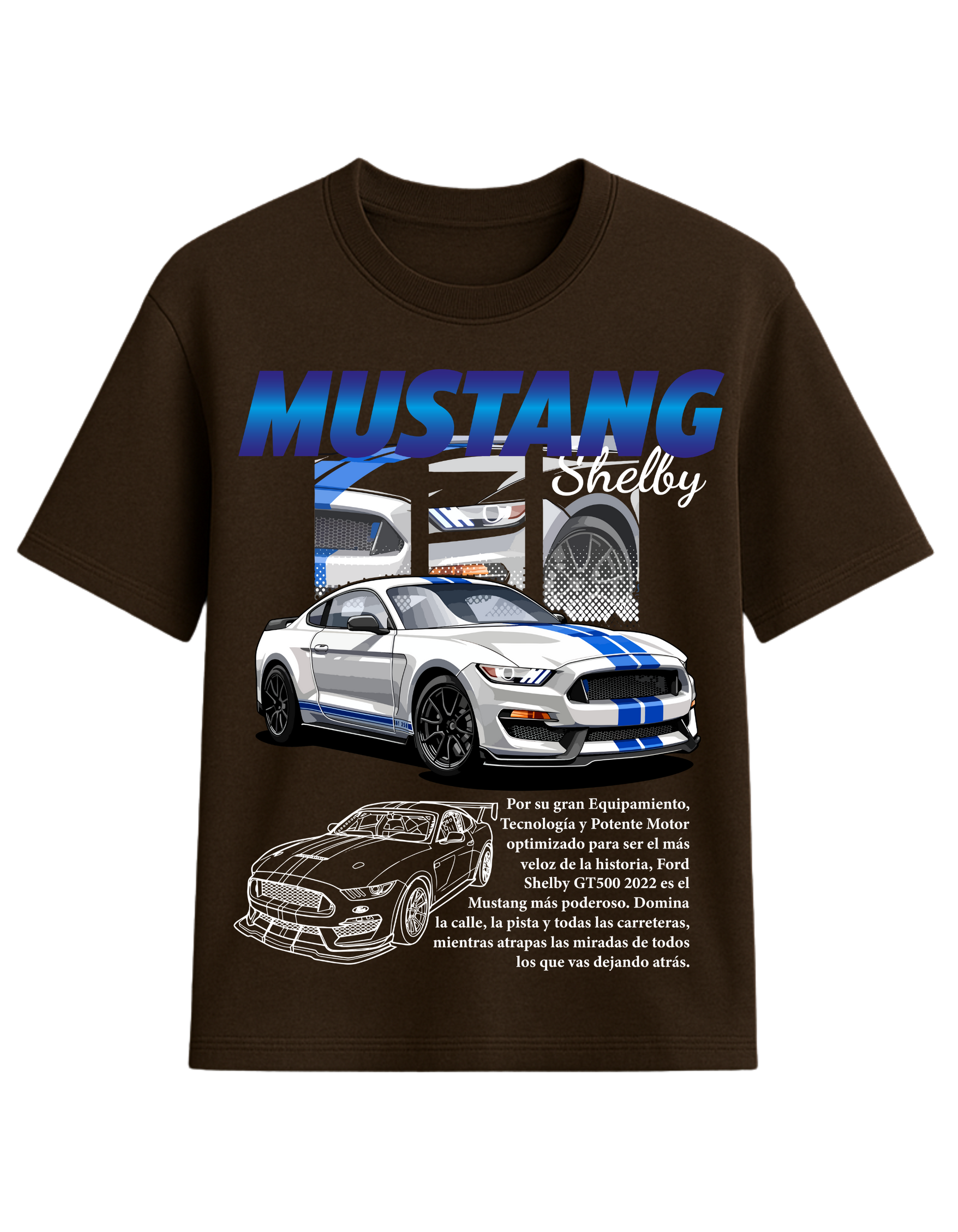 Mustang Shelby GT500 Graphic T-Shirt  || oversize