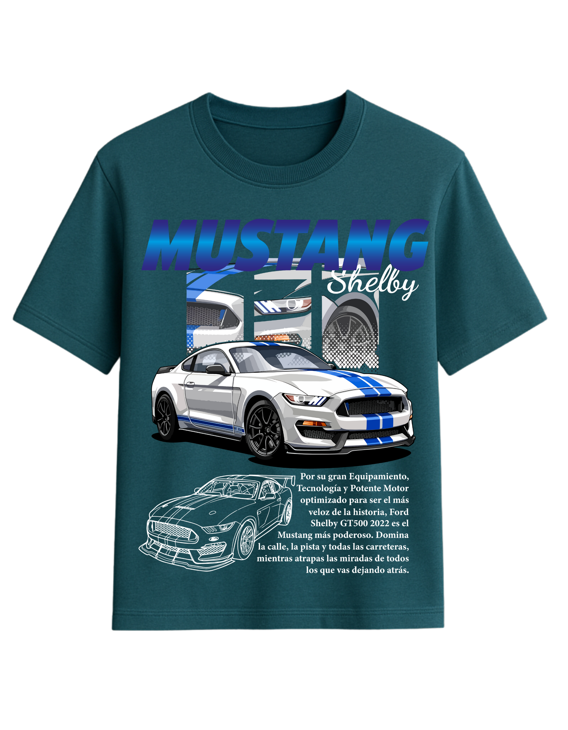 Mustang Shelby GT500 Graphic T-Shirt  || oversize