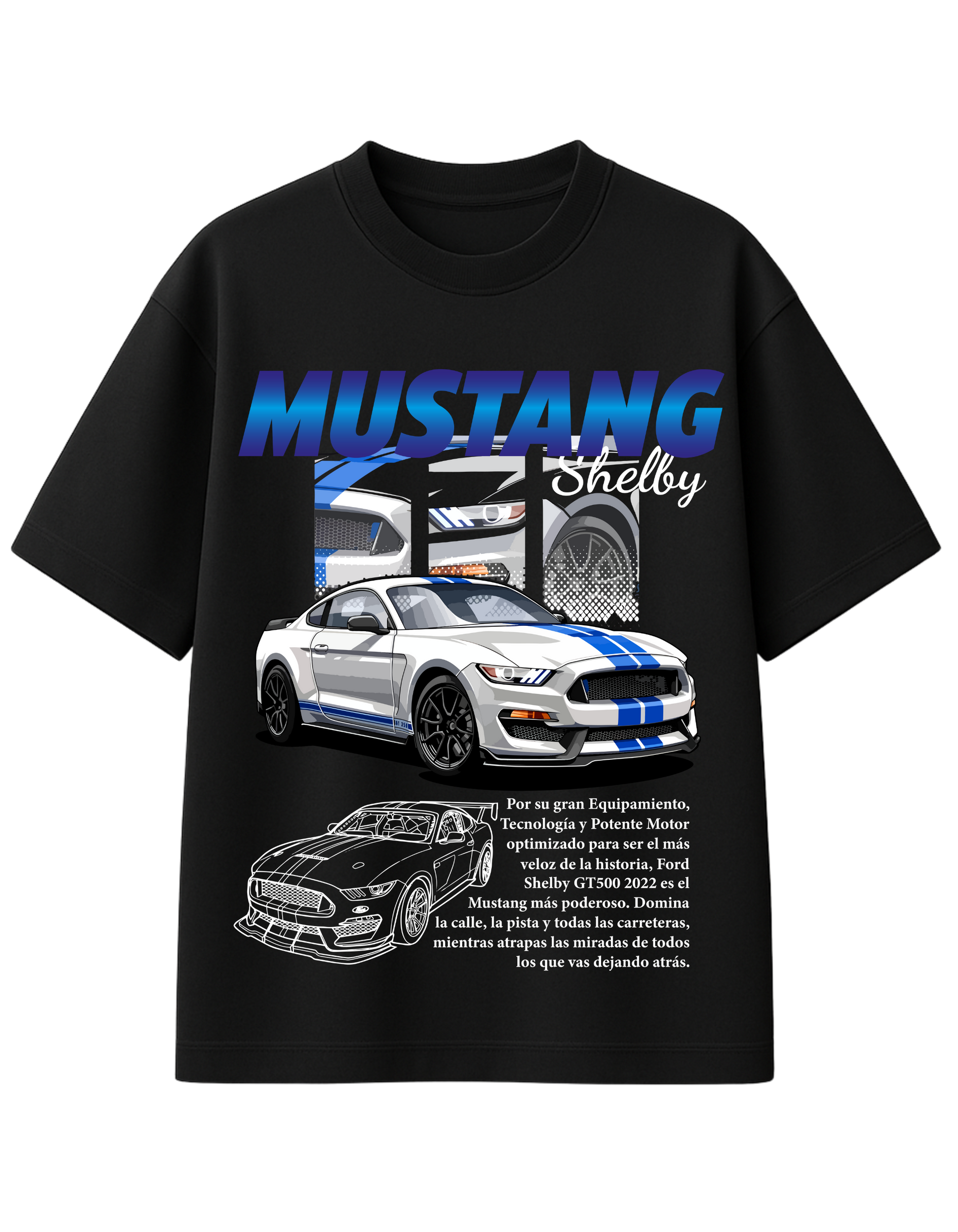 Mustang Shelby GT500 Graphic T-Shirt  || oversize
