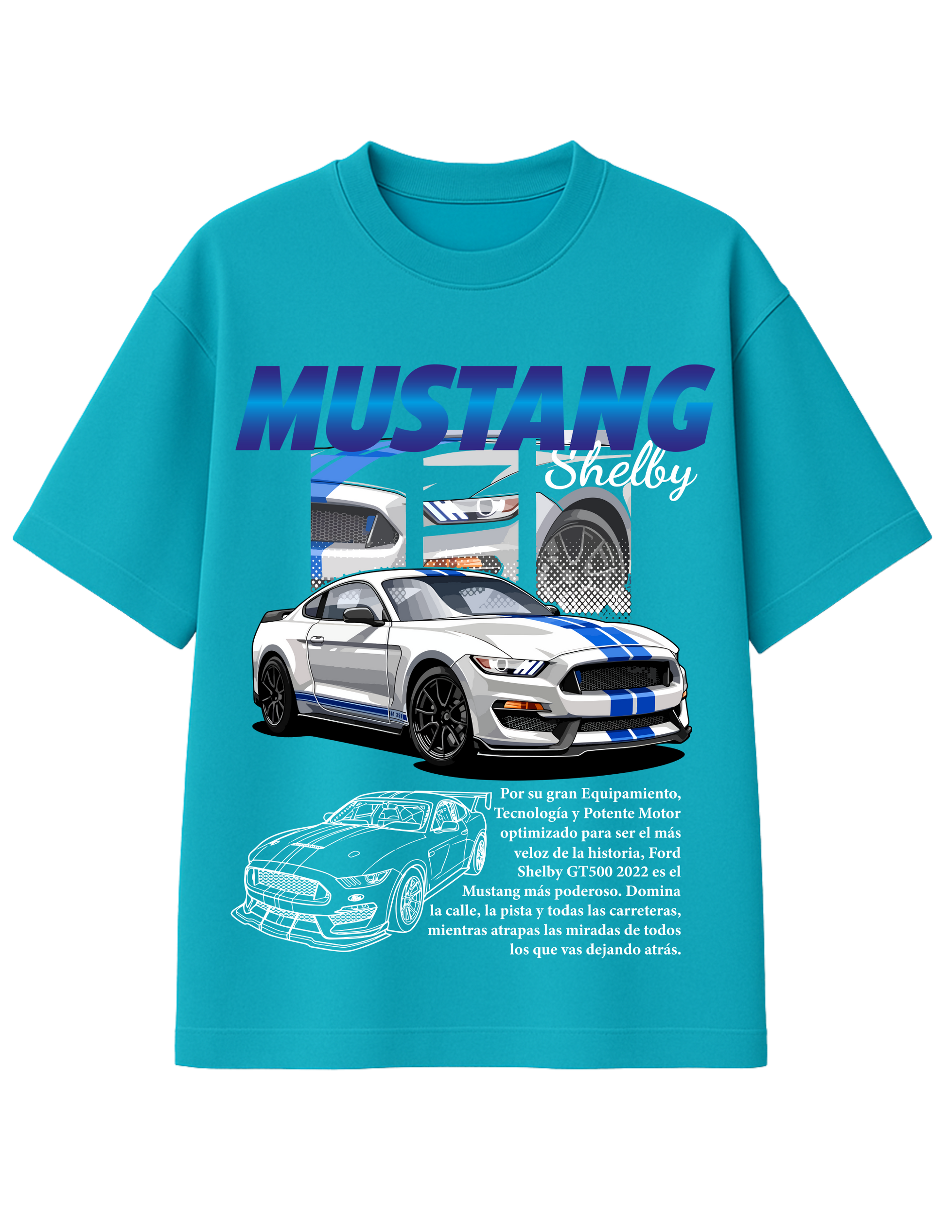 Mustang Shelby GT500 Graphic T-Shirt  || oversize