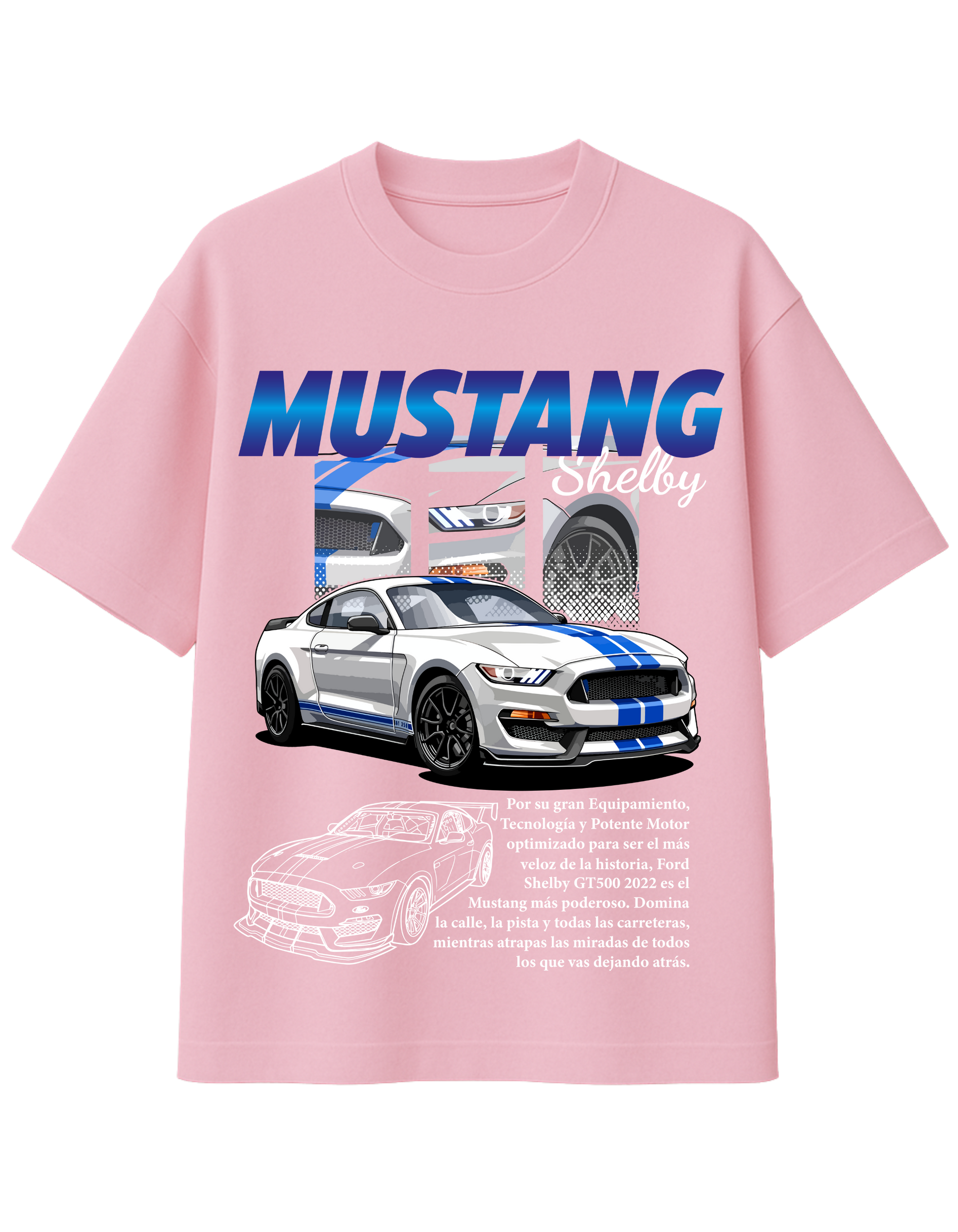 Mustang Shelby GT500 Graphic T-Shirt  || oversize