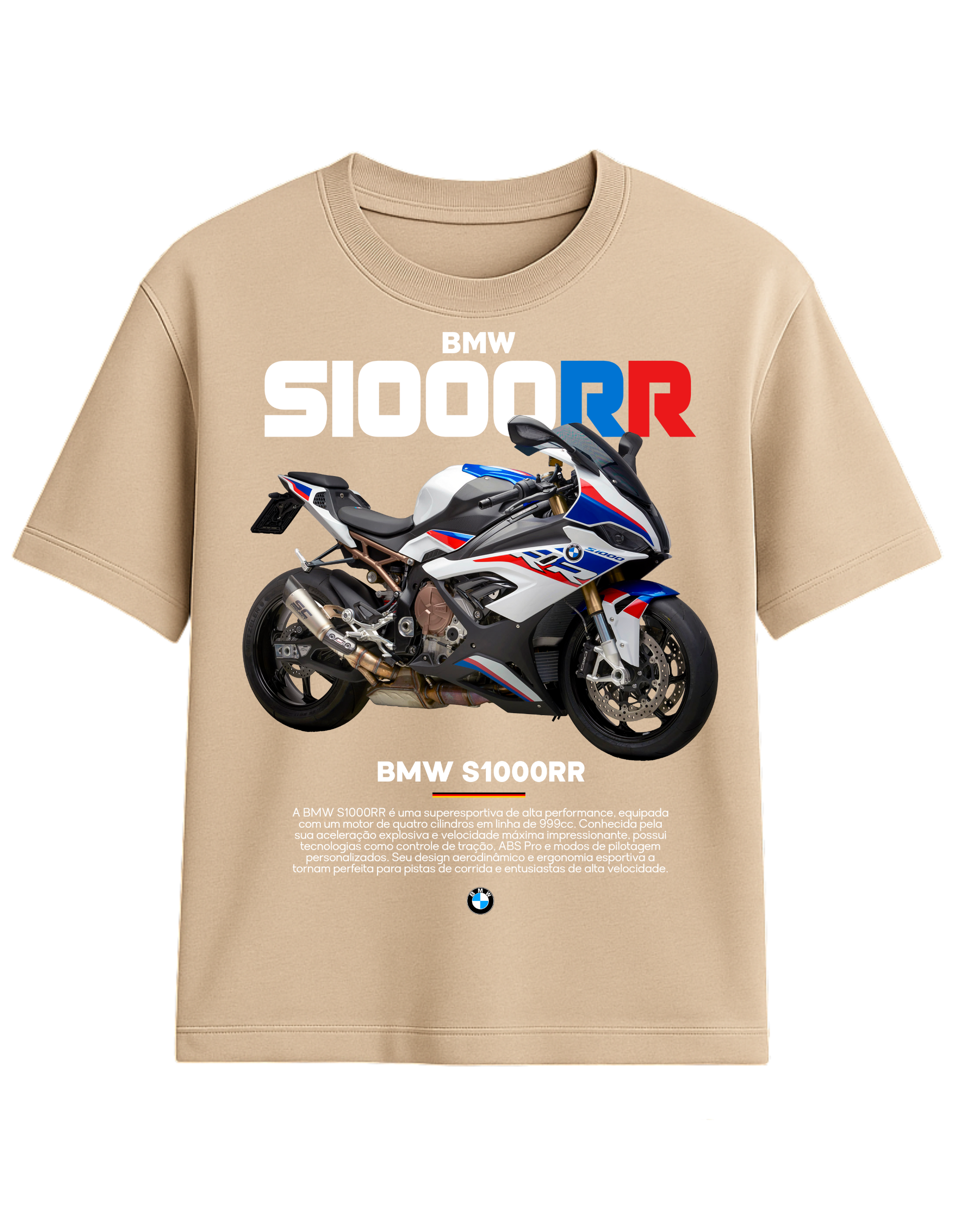 BMW S1000RR Superbike Graphic Printed T-Shirt  || oversize