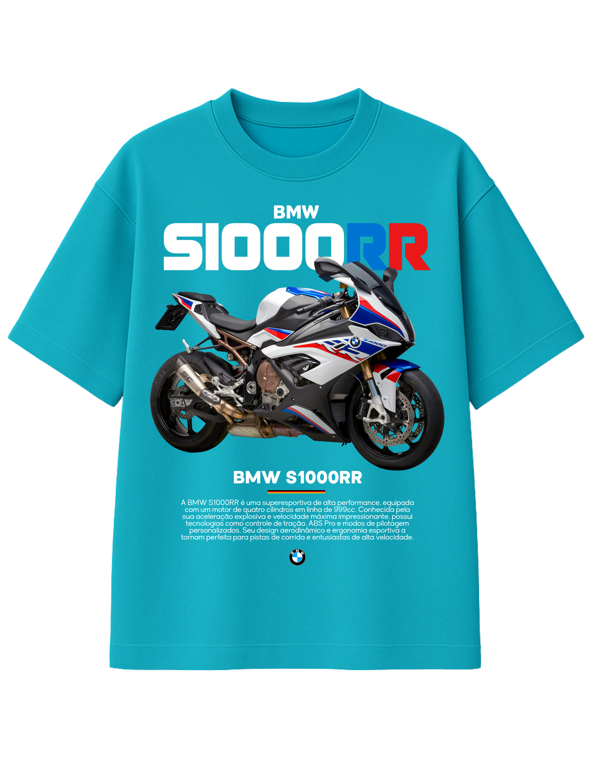 BMW S1000RR Superbike Graphic Printed T-Shirt  || oversize