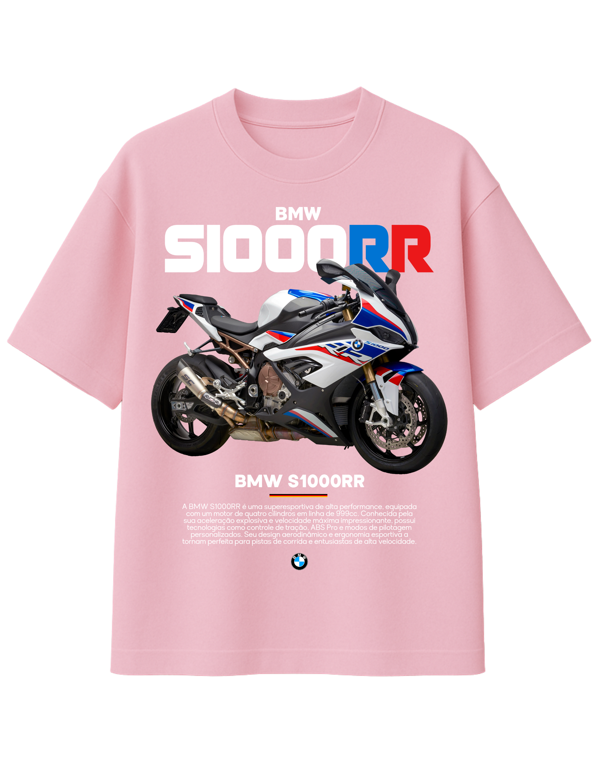 BMW S1000RR Superbike Graphic Printed T-Shirt  || oversize